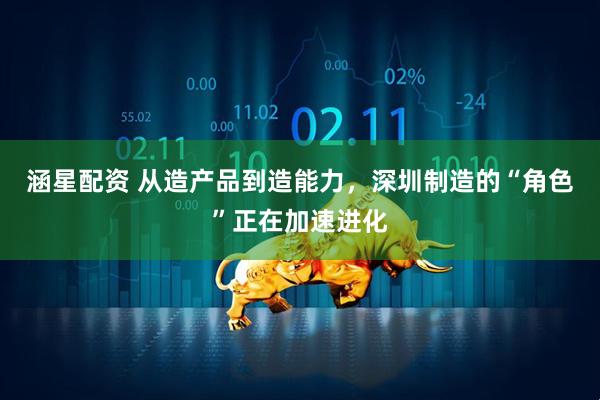 涵星配资 从造产品到造能力，深圳制造的“角色”正在加速进化